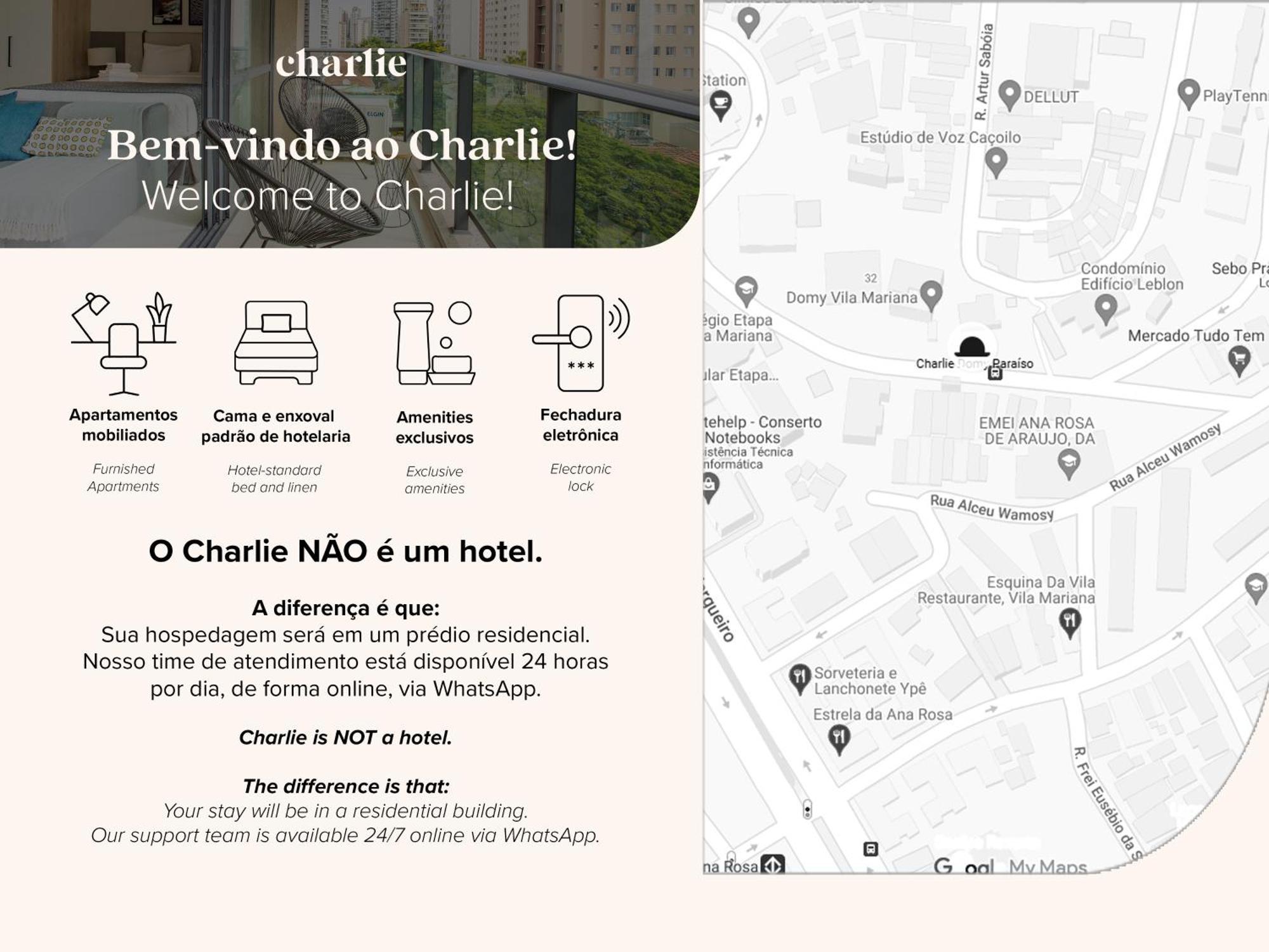 Charlie Domy Paraiso São Paulo Exteriör bild